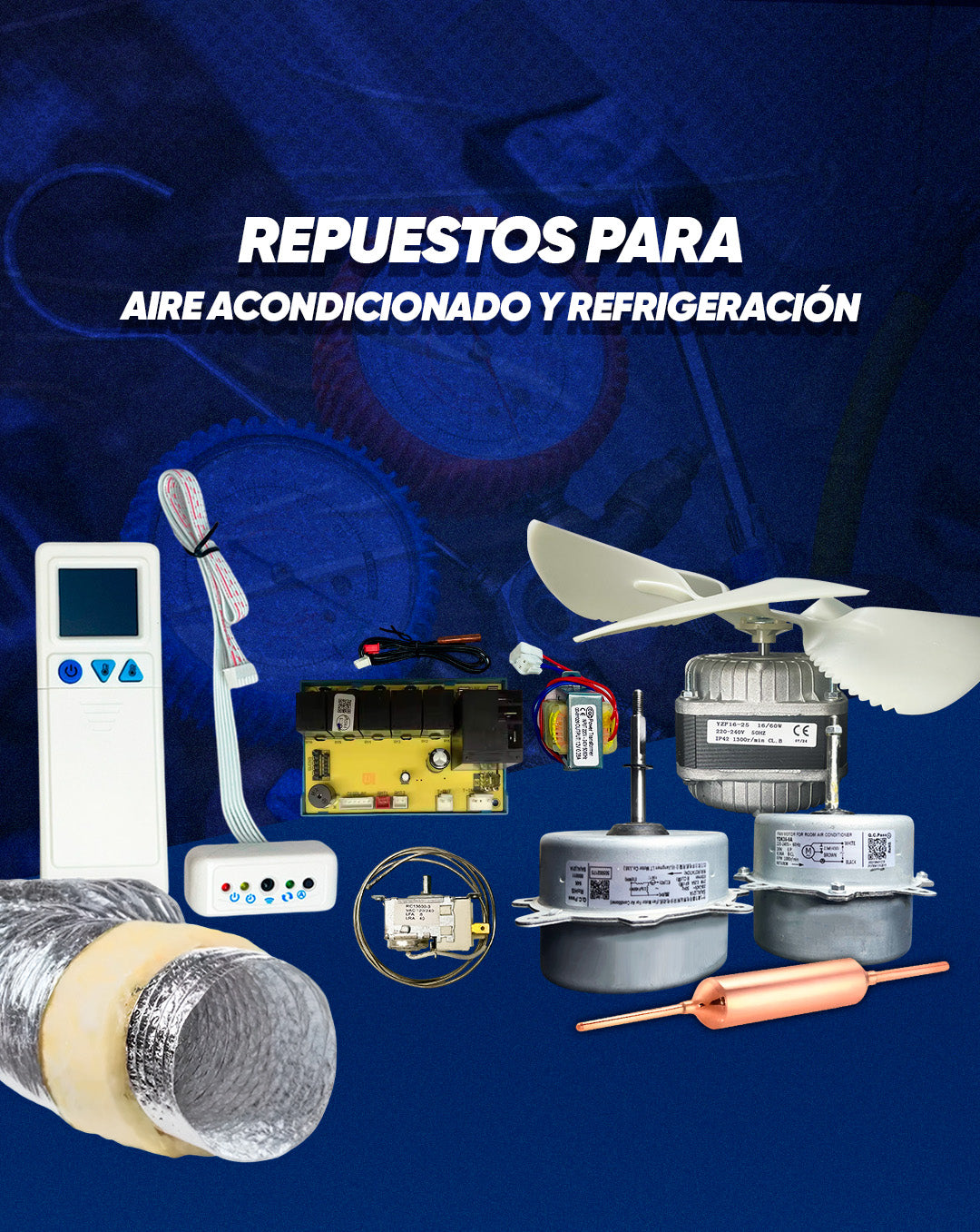 REPUESTOS PARA AIRE ACONDICIONADO Y REFRIGERACIÓN